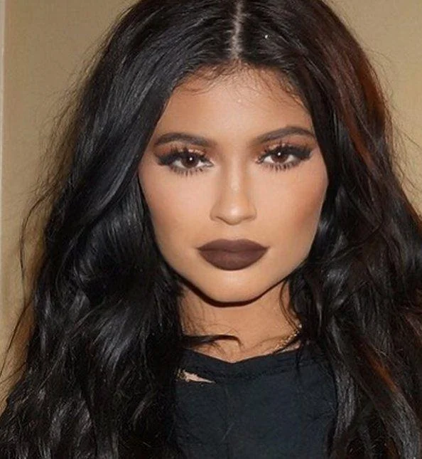 A photo of Kylie Jenner during the peak of 2016 makeup