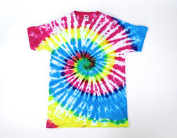 Classic spiral Tie Dye design 