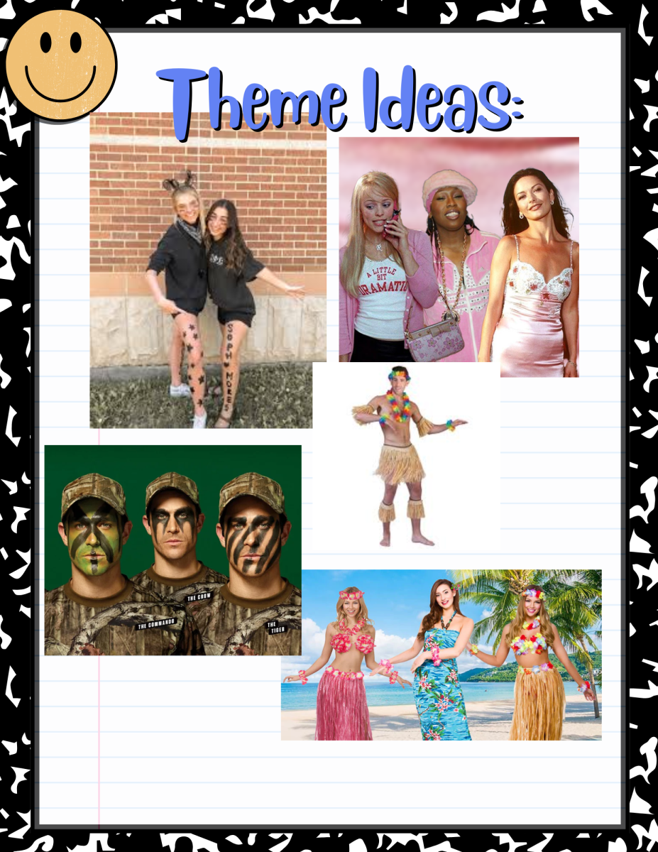 Collage of what the themes could look like: