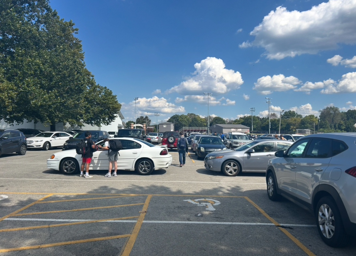 Ballard Student Parking Lot During Afternoon Dismissal 