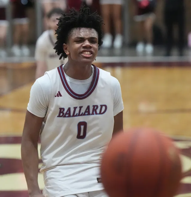 Qyntin Woods celebrates his game winning shot

